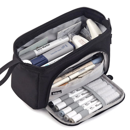 Large Capacity Pencil Case Cute Student Pencil Cases Big Pen Bag Case Storage Box Boy Girl Kid Office School Stationery Supplies Beauty World Shop