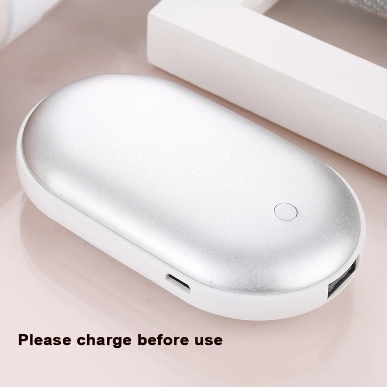 Ultra thin double-sided heating hand warmer with one click switch to 3 temperature levels, versatile for hand and abdominal warm Beauty World Shop