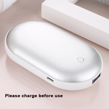 Ultra thin double-sided heating hand warmer with one click switch to 3 temperature levels, versatile for hand and abdominal warm Beauty World Shop