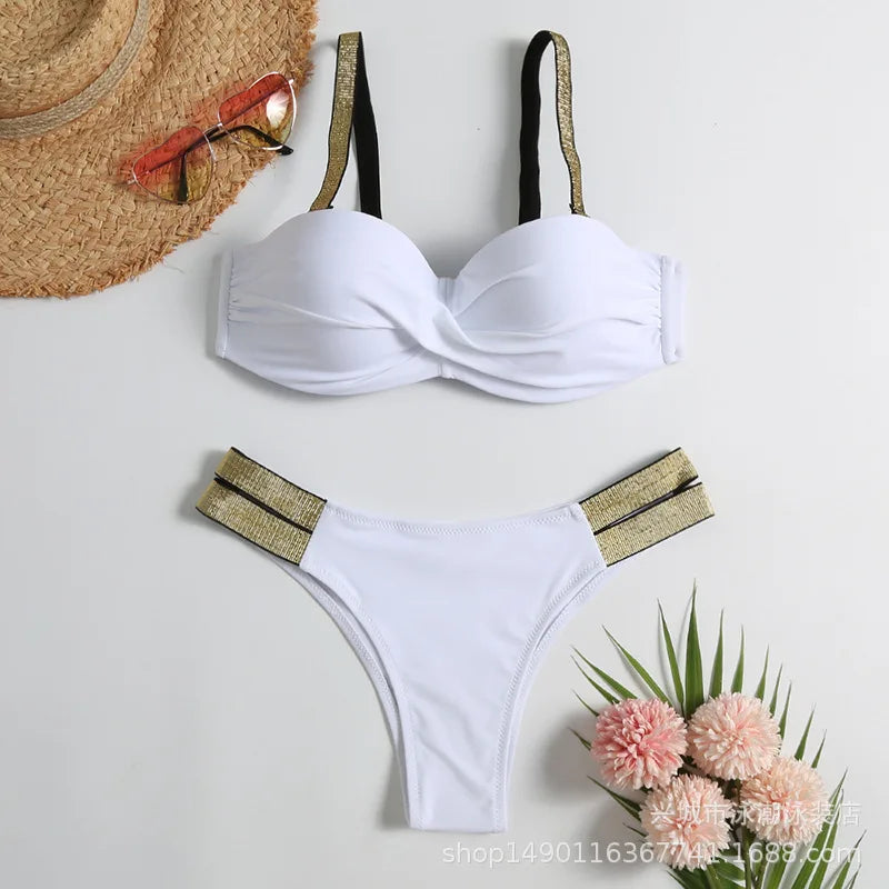 Summer Sexy Bikinis Push Up Swimsuits Women's Swimwear For Female Beach Swim Wear Bathing Suits Brazilian Bikini Set Pool Bather Beauty World Shop