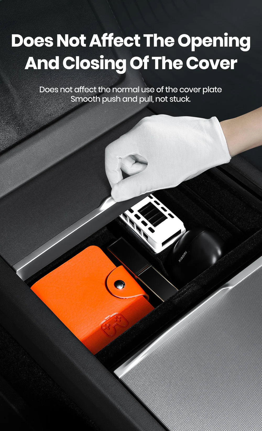 YZ For Tesla Model 3 Highland 2024 Model Y Juniper 2025 Storage Box Center Armrest Hidden Box Cup Holder Organizer Accessories Beauty World Shop