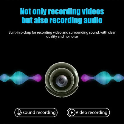 Wireless WiFi 1080P HD Mini Camera Baby Monitor Indoor Security Surveillance Night Vision IP Cam Video Recorder Safety Camcorder Beauty World Shop