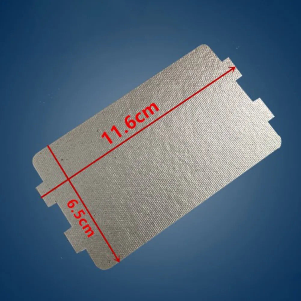 5pcs Universal Microwave Oven Mica Sheet Kitchen Accessories Wave Guide Waveguide Cover Sheet Plates 11.6 X 6.5cm Beauty World Shop