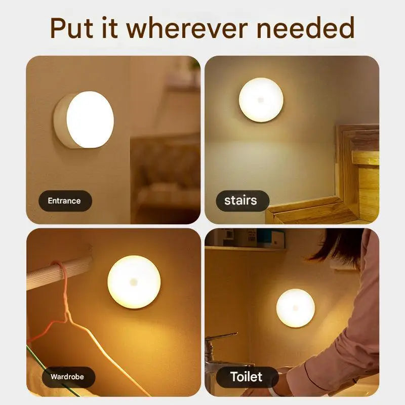 New dormitory night light bedside light learning desk lamp eye protection charging energy-saving button magnetic student light w Beauty Fashion