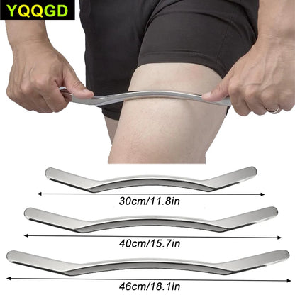 1Pcs Sport Stainless Steel Long Gua Sha Tool-Guasha Long Bar Muscle Scraping Massage Tools-Help Relieve Sore Muscles Soft Tissue Beauty World Shop
