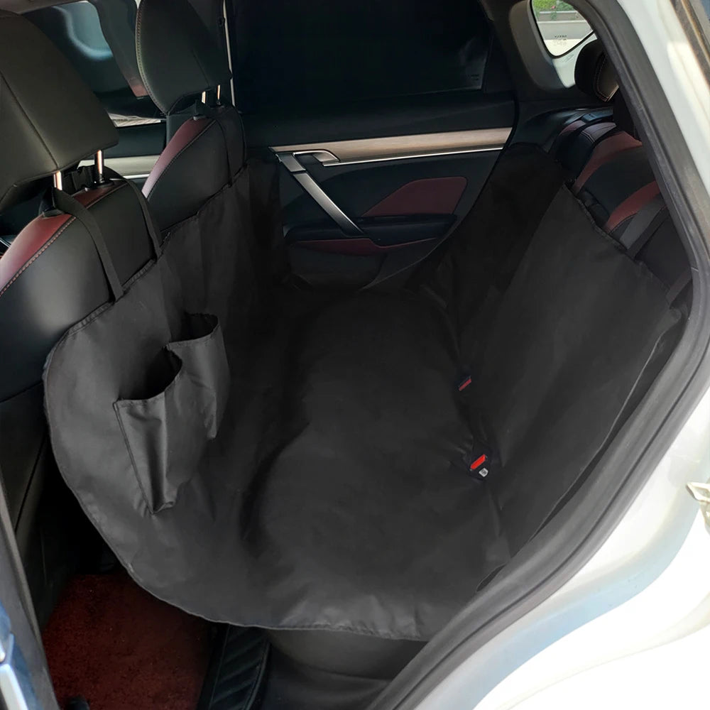 600D Oxford Cloth Dog Car Seat Cover Waterproof Pet Travel Dog Carrier Hammock Car Seat Protector Mat with Storage Pocket
