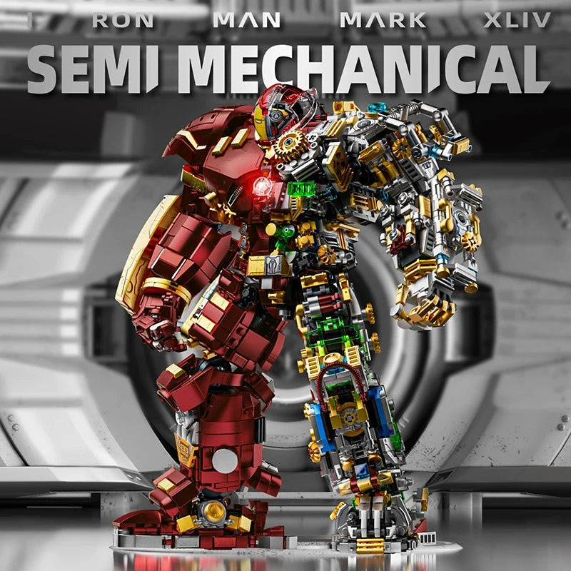 Variety Iron Heroes Blocks Action Figures Mark Building Sets Buster Mech DIY Brick Collectible Toys for Boys Adult Kids Gifts Beauty World Shop