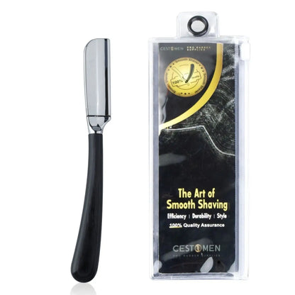New Professional Baber Beard Straight Edge Shaving Razor Men Hair Removal Tools, Wooden Handle, Anti-Slip Grip for Home Shaving Beauty World Shop