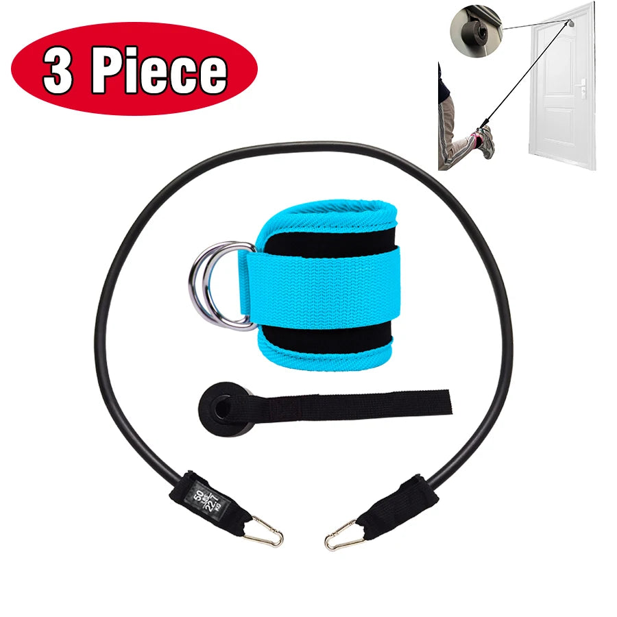 Fitness Ankle Straps Adjustable D-Ring Support Cuffs Gym Leg Strength Workouts Pulley With Buckle Sports Guard Safety Abductors Beauty World Shop