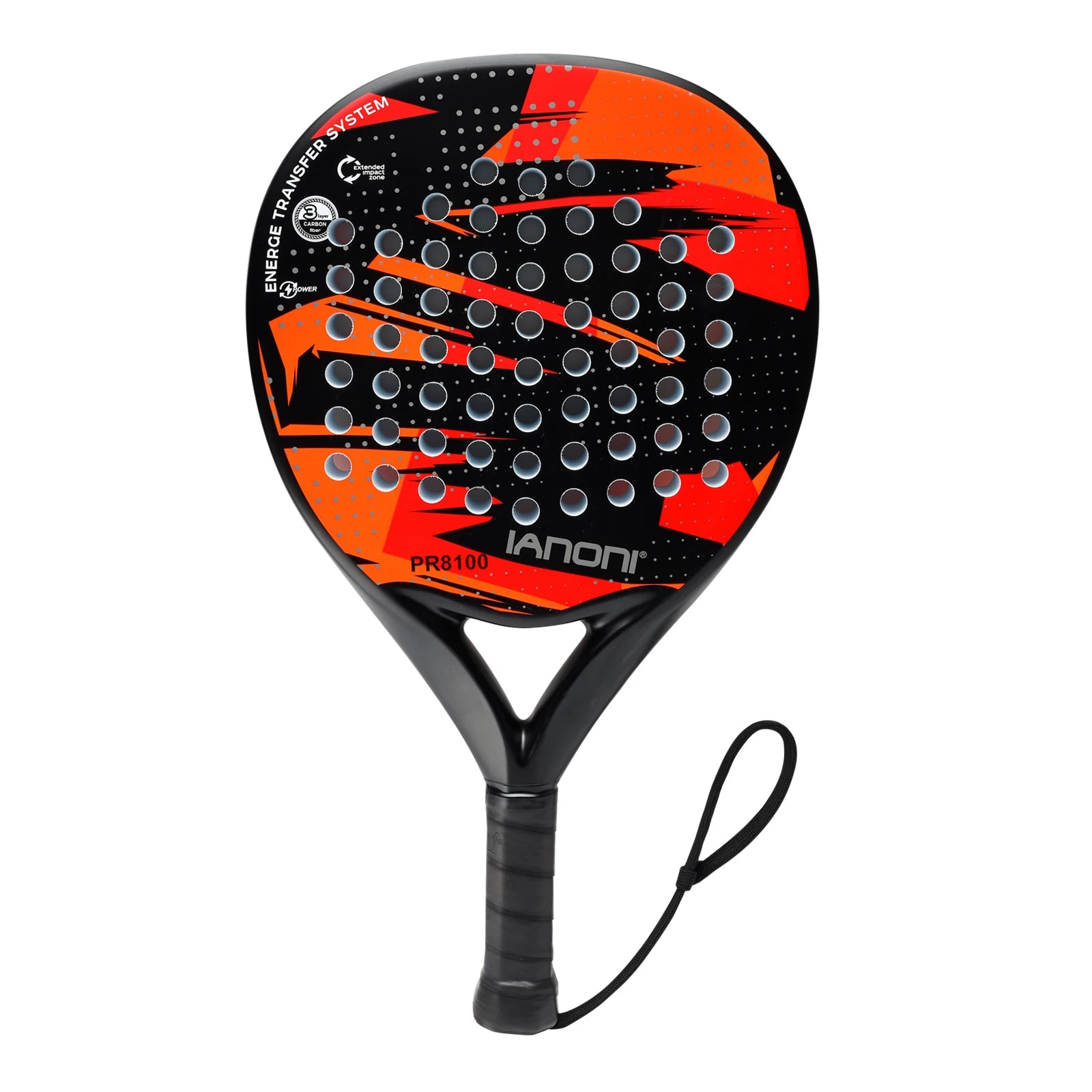 IANONI Padel Racket Carbon Fiber Surface with EVA Memory Flex Foam Core Padel Tennis Racquets Lightweight Beauty World Shop