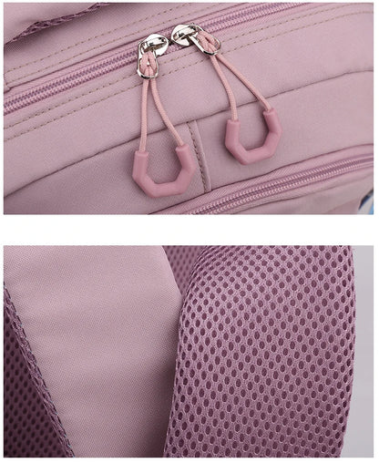Girl School Bag Backpack Back Pack For Teenager Women Children Female Pink Schoolbag Primary High Bagpack Class Teens Child Kids Beauty World Shop