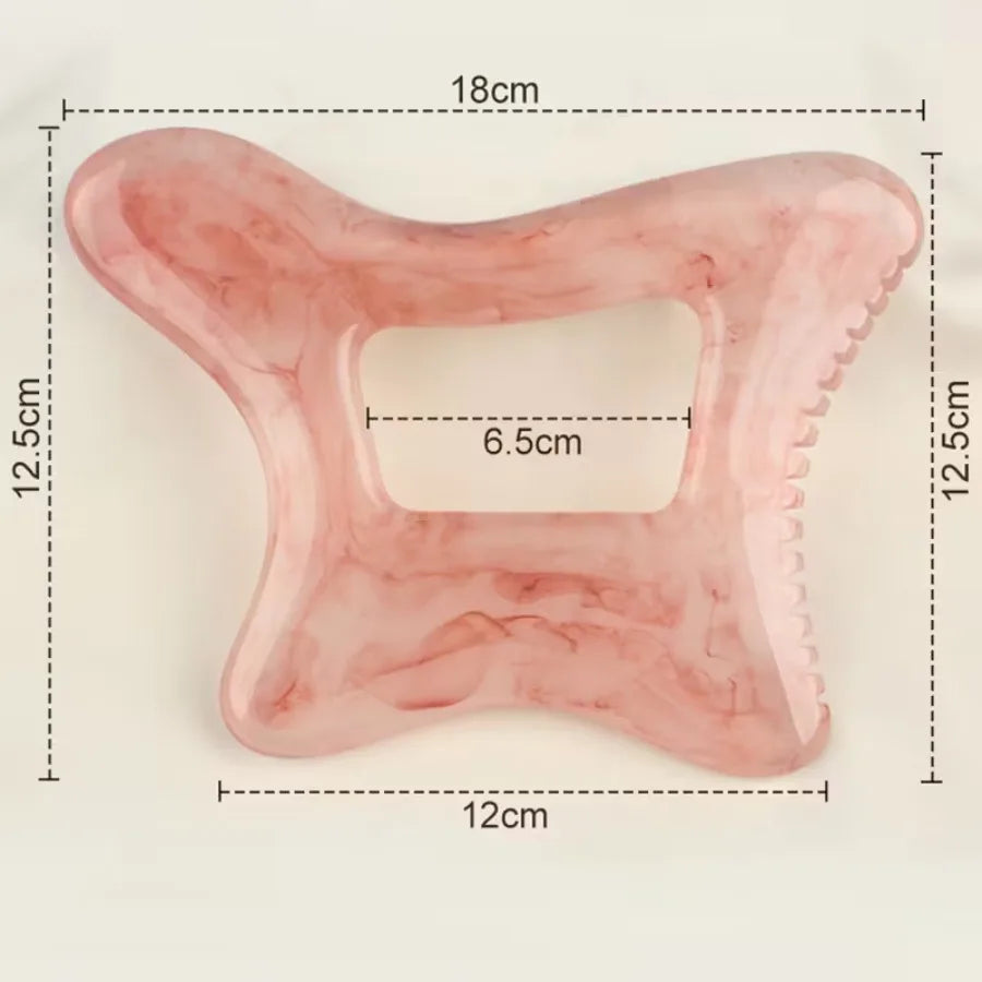 Large Resin Gua Sha Tool, Body Lymphatic Massage for Muscle Recovery & Circulation, Cellulite Massager for Legs Back Beauty World Shop