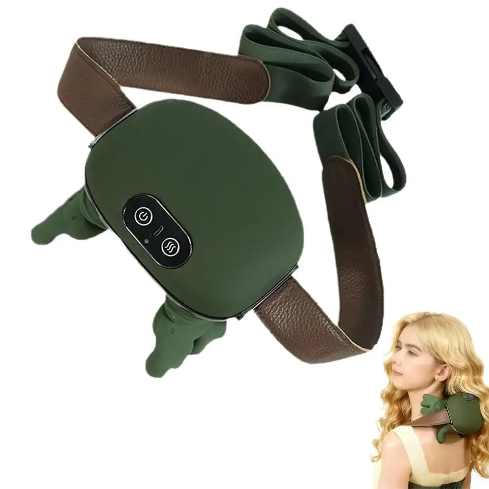 3-Level Modes Bionic Neck Shoulder Massager Back Massagers Electric Kneading Muscles Massage Pillow Relax Neck Waist Leg Body