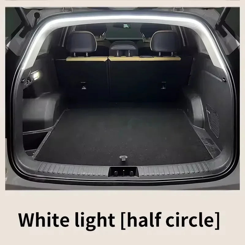 Car high brightness trunk lighting ambient light interior decoration LED wiring free automatic sensing tailgate light strip Beauty World Shop