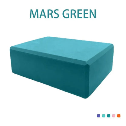 1pc High Density Yoga Foam Blocks Non-slip Solid Color Yoga Balance Fitness Dance Supplies For Yoga Pilates And Meditation Beauty World Shop