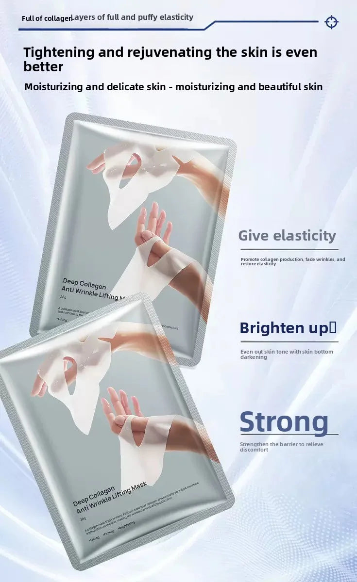 Deep Collagen Anti Wrinkle Lifting Mask Collagen Face Mask Overnight, Deep Collagen Mask for Lifting Firming Moisturizing(5Pack) Beauty Trend Shop