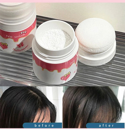 Hair mark powder cosmetic filling reissue artifact fluffy powder lazy powder powder control oil non-washing powder girl Beauty Trend Shop