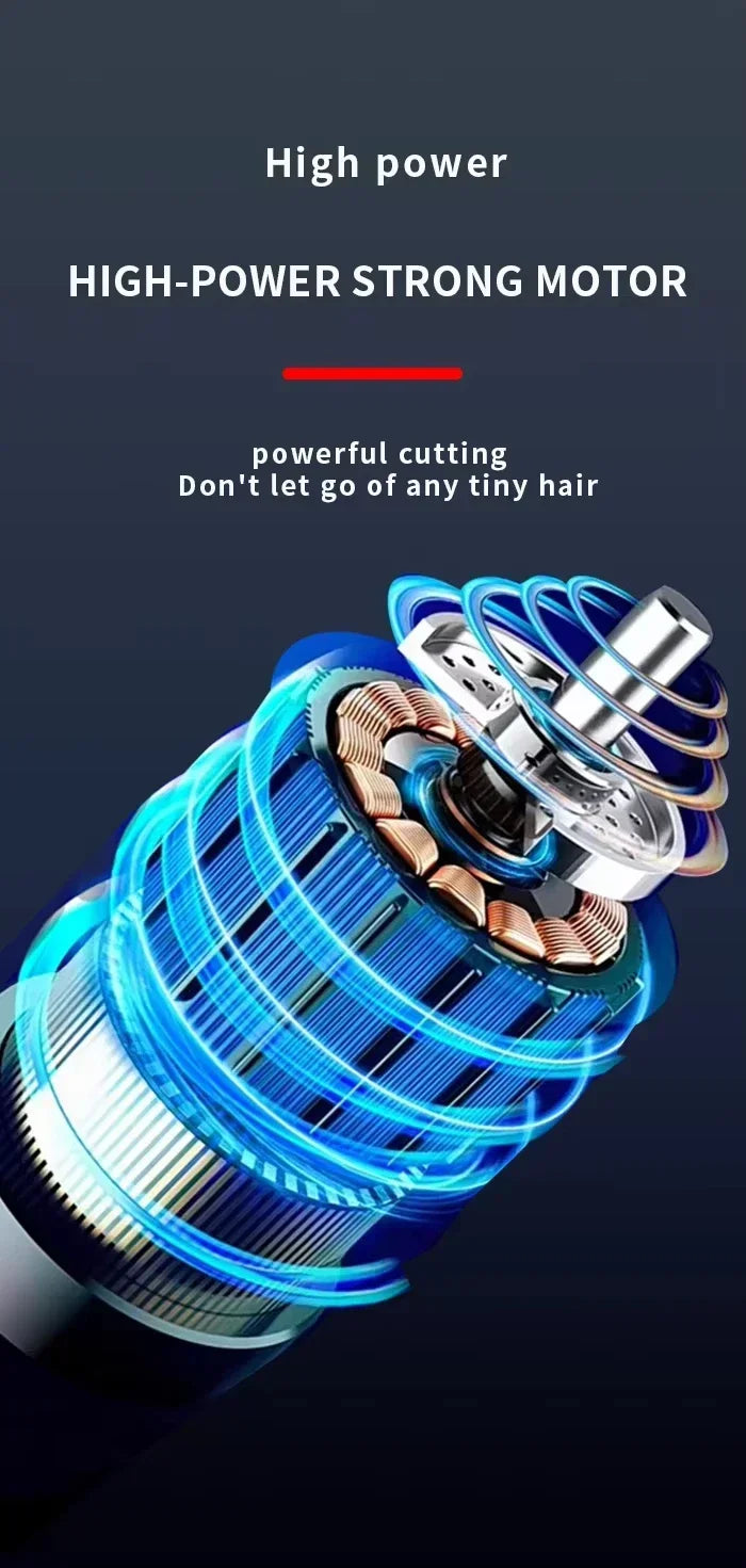 Kemei KM-2628 KM-678 KM-2024 USB Rechargeable Hair Clipper Professional Cordless Men Hair Trimmer Men's Hair Cutting Machine Beauty Trend Shop