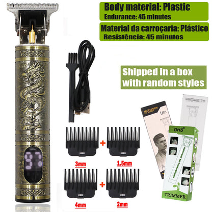 T9 Hair Clipper Repair Beard Shaving Body Hair Trimmer Clippers Electric Machine Men Haircut Machine 0mm Barber Shaver Beauty World Shop
