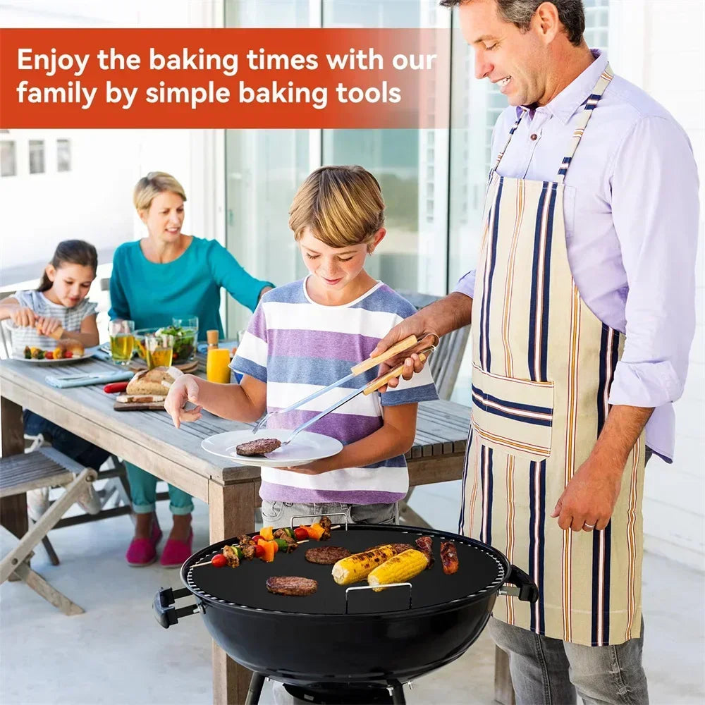 Oven Liners for Bottom of Electric Gas Oven Reusable Non-Stick Teflon Protector Mat Heat Resistant Grill Mats Beauty World Shop