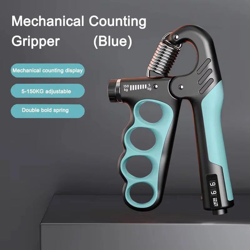 5-60/100/150kg Grip Strength Gym Wrist Expander Hand Strengthener Adjustable Muscle Recovery Fitness Hand Strength Exercise Beauty World Shop