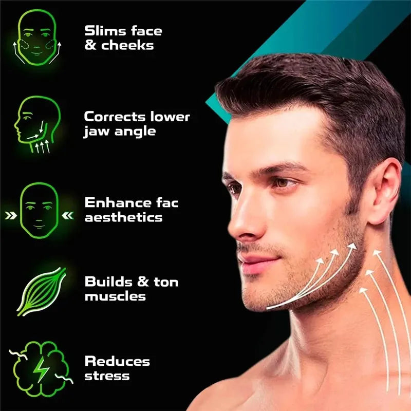 U Shape Jaw Exerciser New Facial Pop N Go Mouth Jawline Face Fitness Muscle Chew Ball Bite Breaker Training Equipment Beauty World Shop