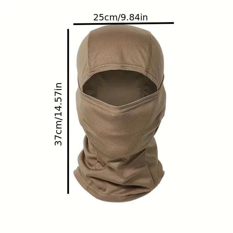 Tactical Windproof Balaclava for Bicycle Riding, Full Cover, Outdoor Hunting, Hiking Head, Warm Shield, Ski Scarf Beauty World Shop