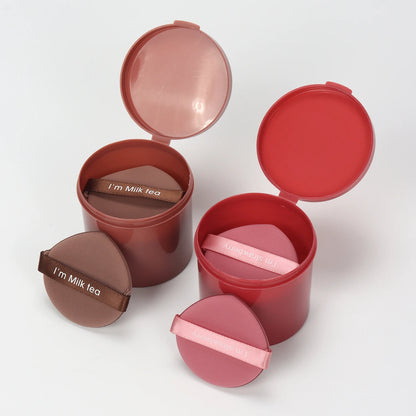 Karsyngirl 7Pcs/Box Strawberry Cosmetic Puff Set Double Side Women Soft Makeup Sponge Beauty Make up Powder Tools Beauty World Shop
