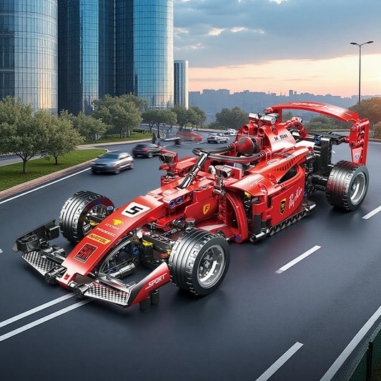 2025 Technical NEW F1 Racing Car Building Blocks Set MOC Model Kit DIY Assembly Bricks Creative Educational Toys For Children Beauty World Shop