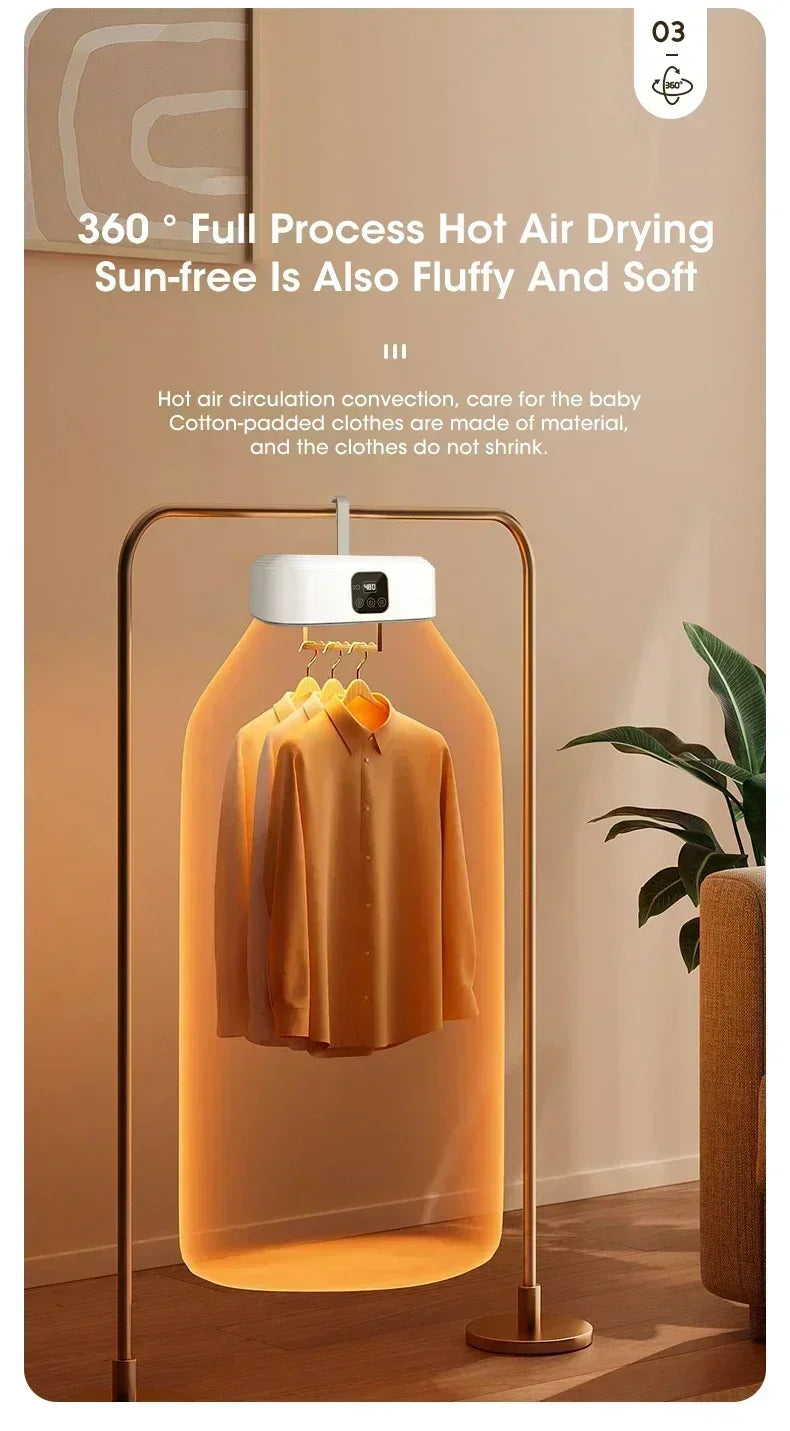Multifunctional Dryer Electric Clothes Home Cabinet Floor Machine Laundry Dryers Warm Air Dryer With Timing Home with Remote