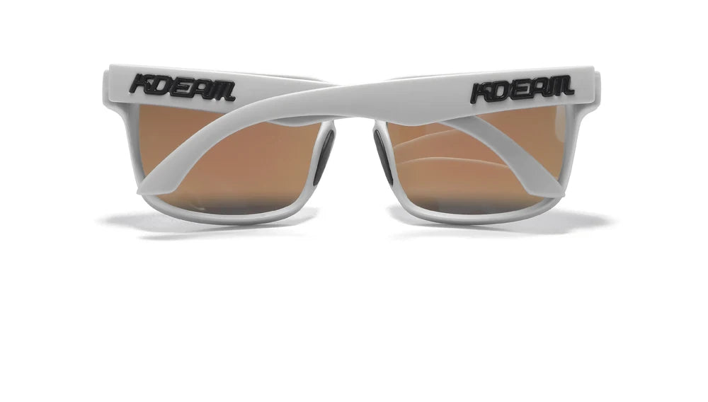 KDEAM Men's Polarized Sunglasses Square Casual Outdoors Sun Glasses Women Unisex Sunglass For Couple With Zipper Case Beauty World Shop