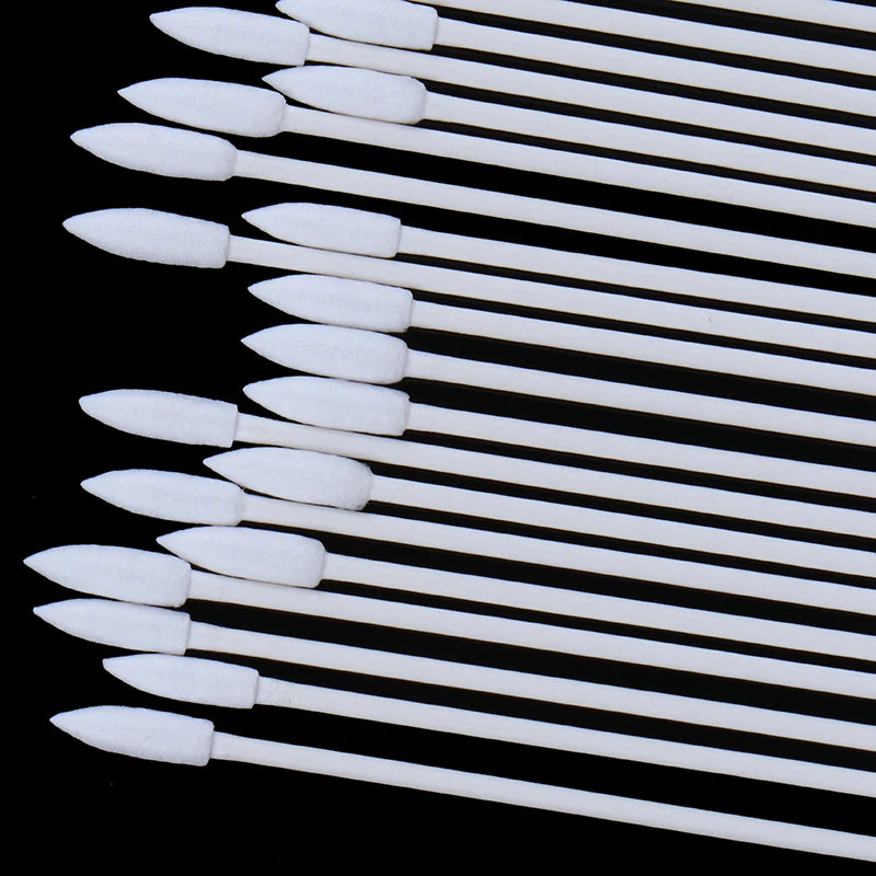 50Pcs Dust Free Disposable Cleaning Swab Cotton Stick For AirPods Earphone Headphone Phone Charge Port Accessories Beauty World Shop