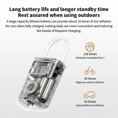 New MIJIA Air Pump 2 Pro Portable Electric Air Compressor Mi Inflatable Treasure 150psi High Pressure Motorcycle Car Soccer Beauty World Shop