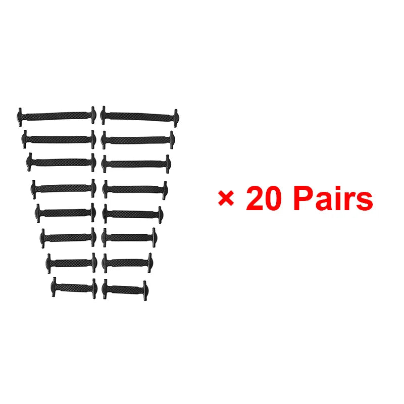 16pcs/lot Silicone Shoelaces No Tie Shoelaces 12 colors Elastic Lace Shoelace Creative Lazy Silicone Laces Rubber Lace Beauty World Shop