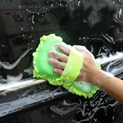 Microfiber Car Washer Sponge Cleaning Car Care Detailing Brushes Washing Towel Auto Gloves Styling Accessories Beauty World Shop