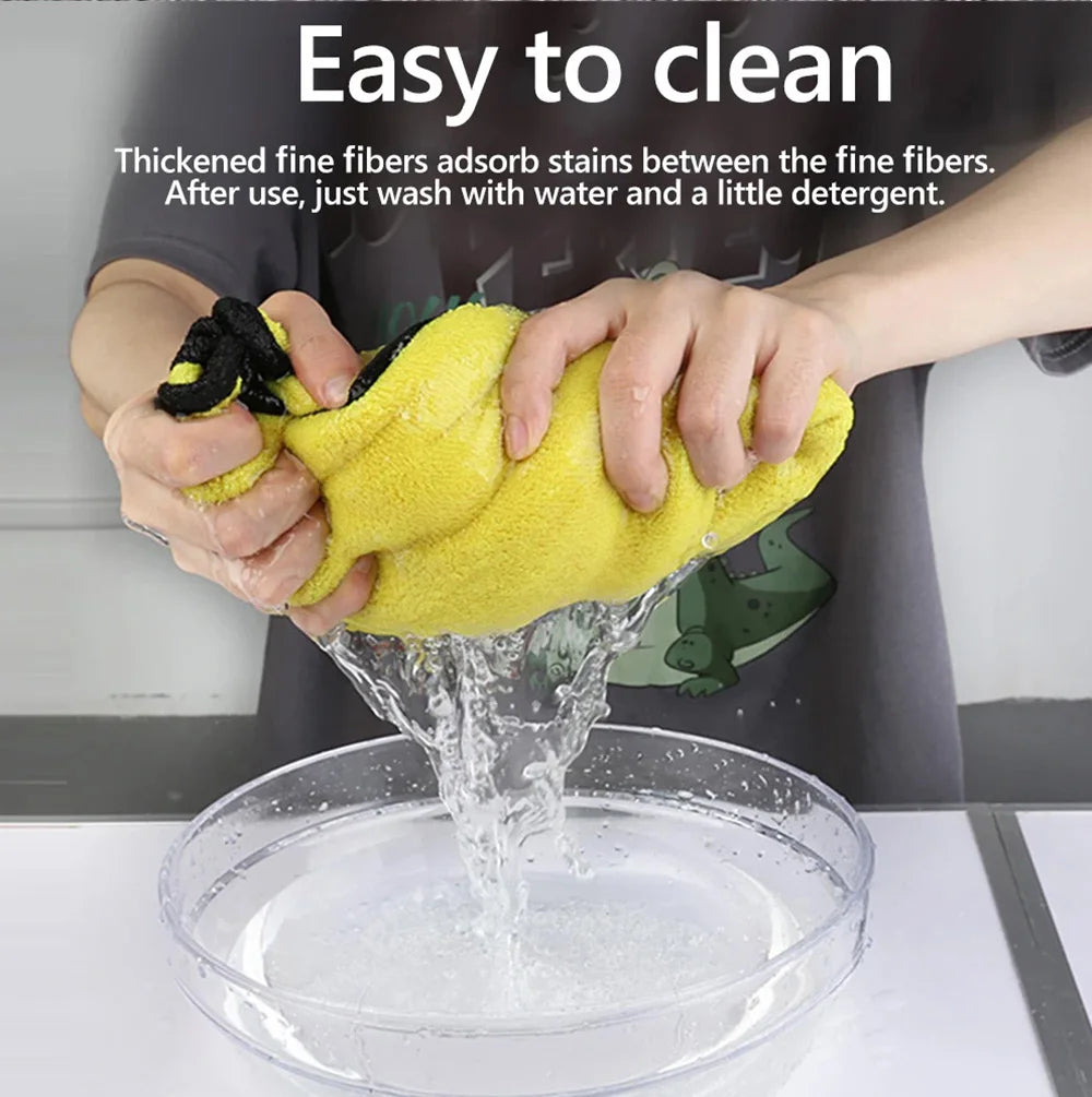 Car Wash Microfiber Towel 30x30/60CM Car Cleaning Drying Cloth Hemming Car Care Cloth Detailing Car Wash Towel Beauty World Shop