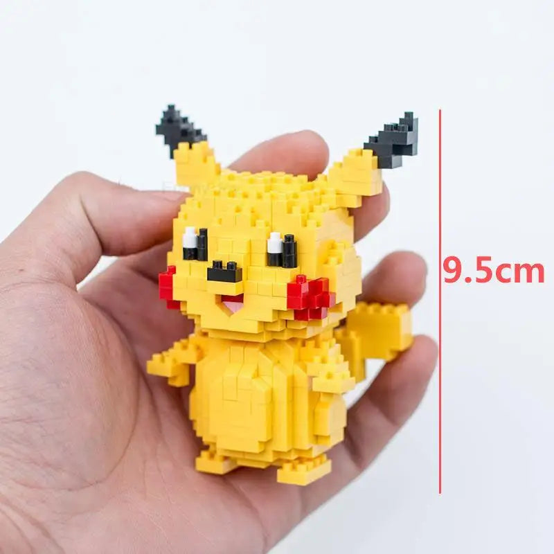 75 Style Building Blocks Assembly Anime Picachu Charizard Doll Blastoise Bulbasaur Gengar Bricks Figures Toy for Kid Gift Beauty World Shop