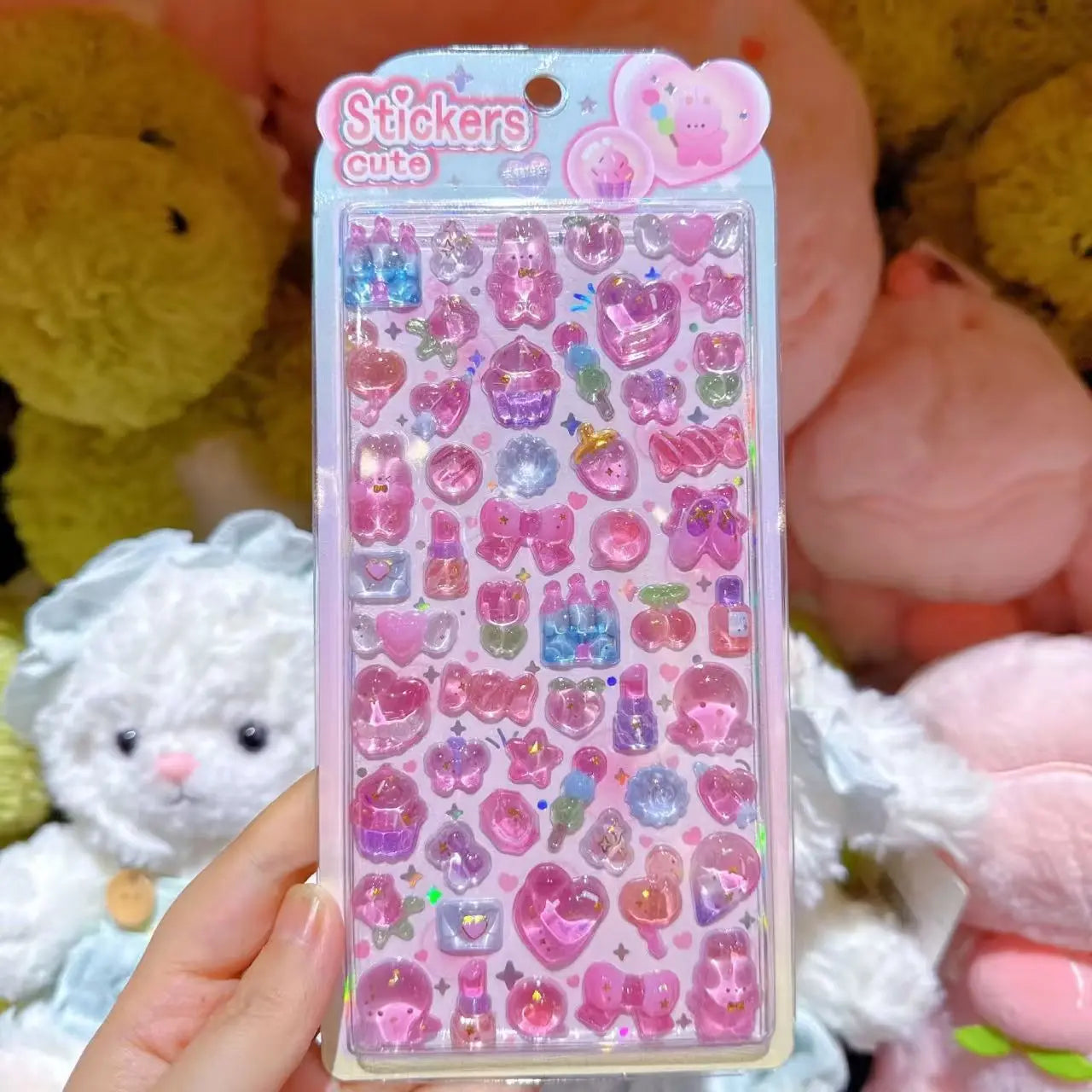 sumikkogurashi すみっコぐらし Stickers Cartoon Creative Peripheral Phone Case Transparent Sticker Friend Birthday Gift Beauty World Shop