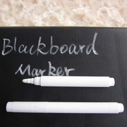 Liquid Chalk Erasable Pen 3-100Pcs White Marker for Glass Windows Blackboard Chalkboard Whiteboard Marker Drawing Chalk Pens Beauty World Shop