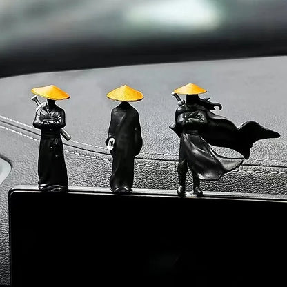 Resin Mini Figurines Decorative 50mm Ancient Sino-Japanese Samurai Warriors Office Cubicle Home Desktop Car Interior Model Gifts Beauty World Shop