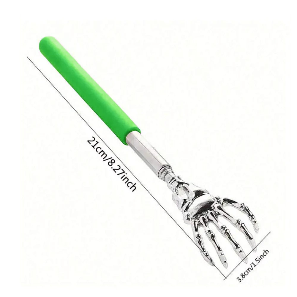 Portable Extendable Back Scratcher Stainless Steel Telescoping Back Scratcher for Both Human and Pets Extendable Back Massager Beauty World Shop