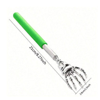 Portable Extendable Back Scratcher Stainless Steel Telescoping Back Scratcher for Both Human and Pets Extendable Back Massager Beauty World Shop