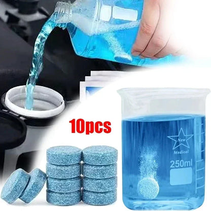 ‌All-Season Windshield Washer Effervescent Tablet (Solid Concentrate) Shellac-Free Formula Beauty World Shop