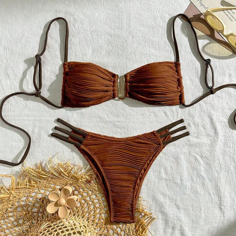 Sexy Bikinis 2026 Women's Swimwear Female Swimsuit For Swimming Wear Bathing Suits Brazilian Bikini Set Beachwear Pool Bather Beauty World Shop