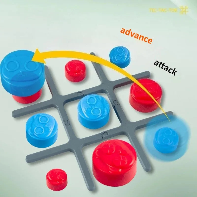 Electronic Chessboard Tic Tac Toe Multifunctional Children's Education Strategy Toy  Parent-Child Fun Interactive Brain Game Beauty World Shop