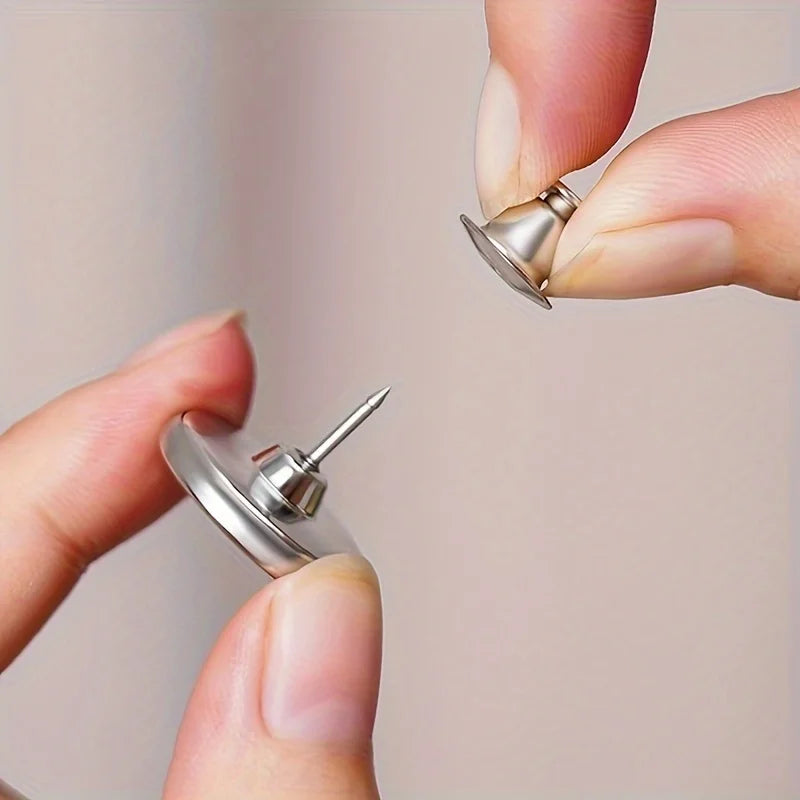 Modern metal magnetic hook, suitable for curtains - easy to install wall mounted magnetic buckle Beauty World Shop