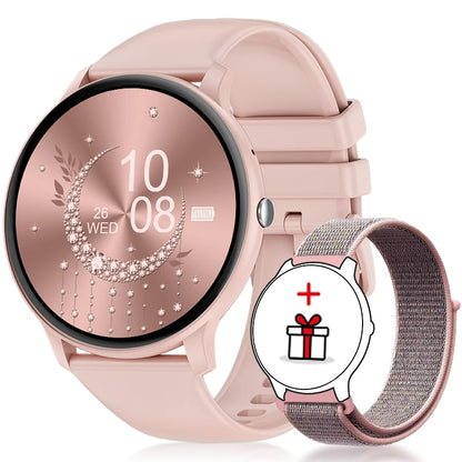 2025 New Smart Watch Women Men Bluetooth Call Sports Fitness Watches Heart Rate Health Monitor Smartwatch Ladies For Android iOS