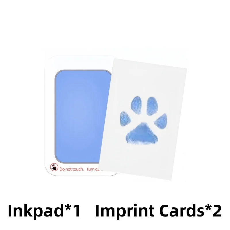 Baby Handprint and Footprint Kit Safe Non-Toxic Ink Pads Clean Inkless Touch Pet Paw Print Ink Kits with Beauty Fashion