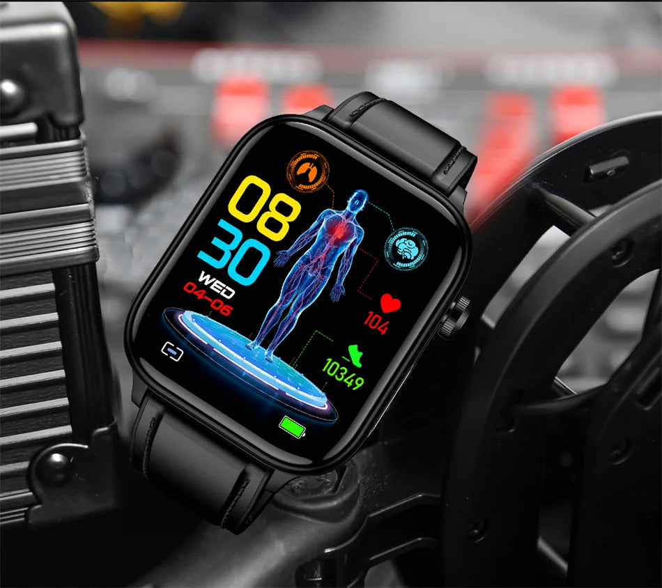 2025 New 24-Hour Health Monitoring Smart Watch Men Uric Acid Blood Lipids Heart Rate Bluetooth Call Smartwatch Women Beauty World Shop