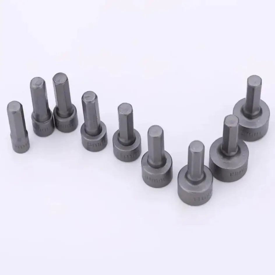 9-14pcs 5mm-13mm Hex Sockets Sleeve Nozzles Nut Driver Set Screwdriver Set Schroevendraaier Set Bits Sets Tools Socket Wrenches Beauty World Shop